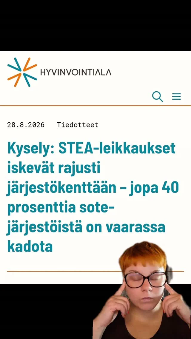 #KohtaEiOleKetään #Sotejärjestöt #sote #järjestöleikkaukset #fyp
